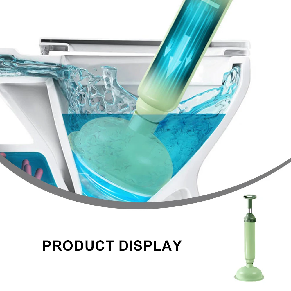 

Toilet Suction Cup PVC Stainless Steel Home Office Hotel Unblock Odor Vacuum Cleaner Sewer Pipe Clogging Stick Closestool