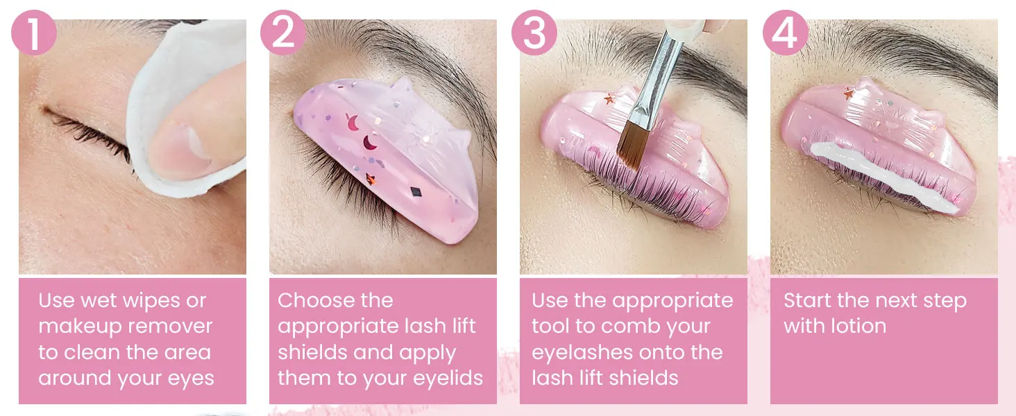 Lomansa 7 Paar C Curl Silikon Wimpern Dauerwelle Stange Schild Lash Lift Pads Wimpern Curler Zubehör Wimpern Lifting Schönheit Werkzeuge – Detail 6