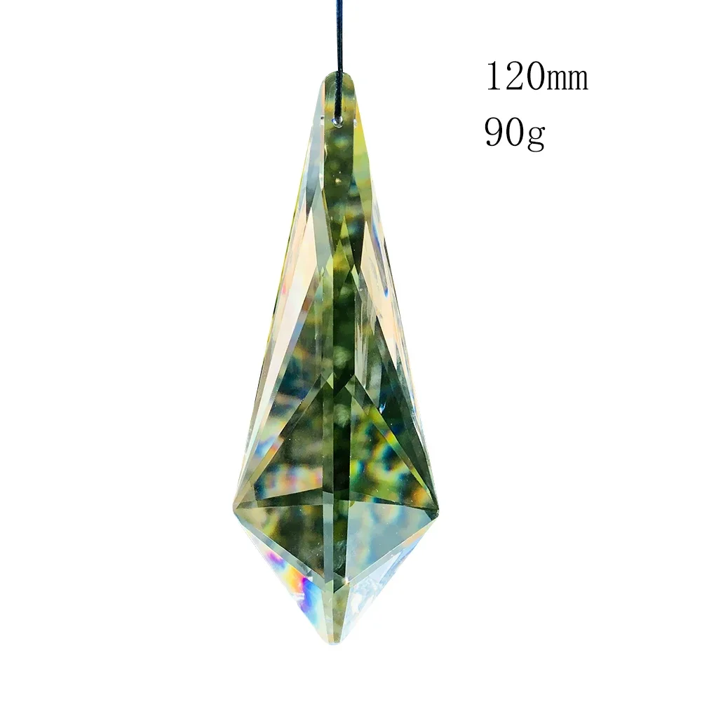 Arrow Cut Faceted Sunlight Reflecting Prism Pendant Glass Beam Refractor Hanging Drop Home Garden Window Chandelier Ornament