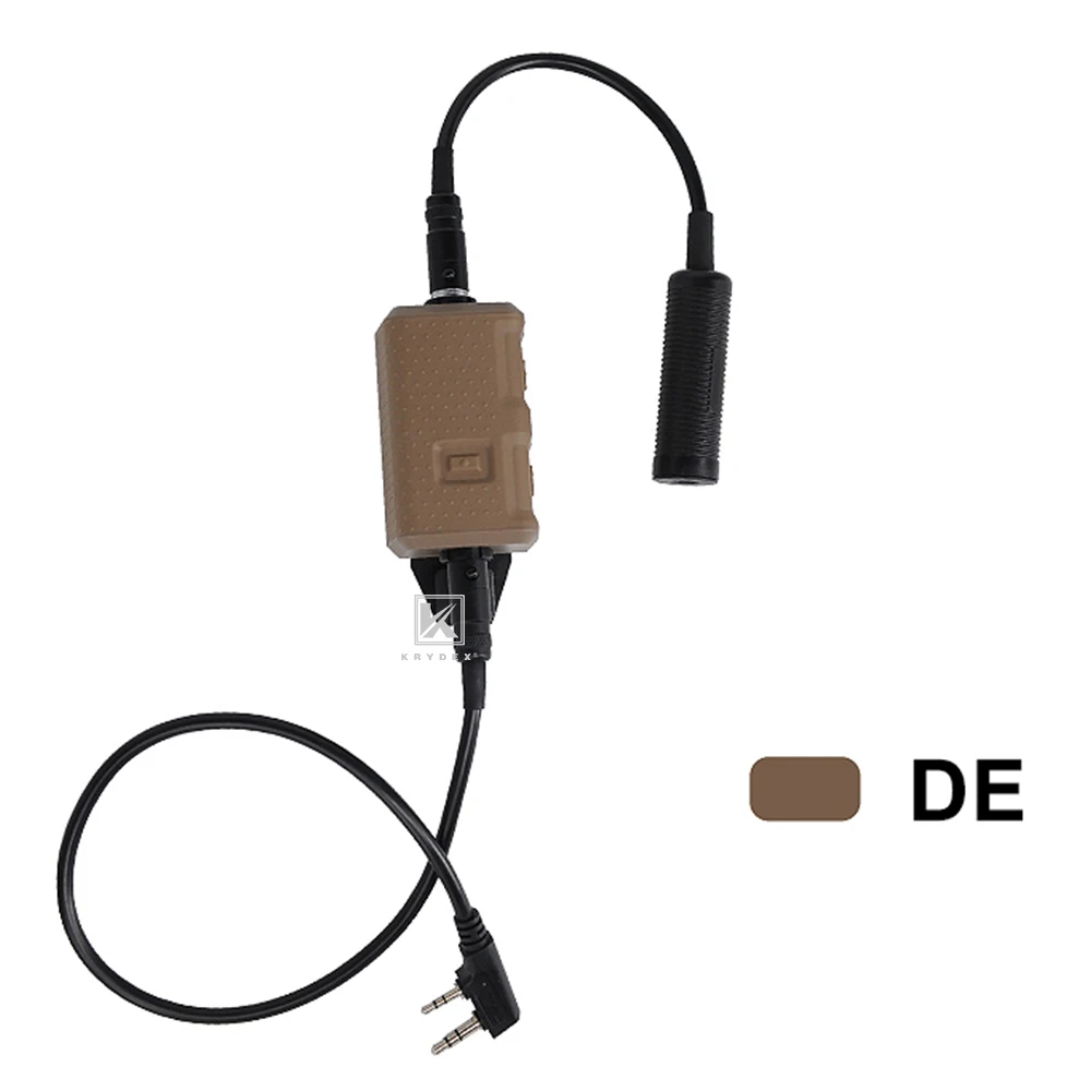 Auriculares tácticos FCS AMP Comtac III RAC, Conector de Radio, comunicación V20 PTT KN6 U174/U MTP3150 PD780 XTS KENWOOD