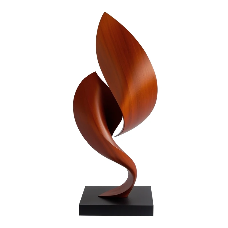 

Modern abstract solid wood sculpture ornament living room entrance decoration decoration soft decoration artwork
