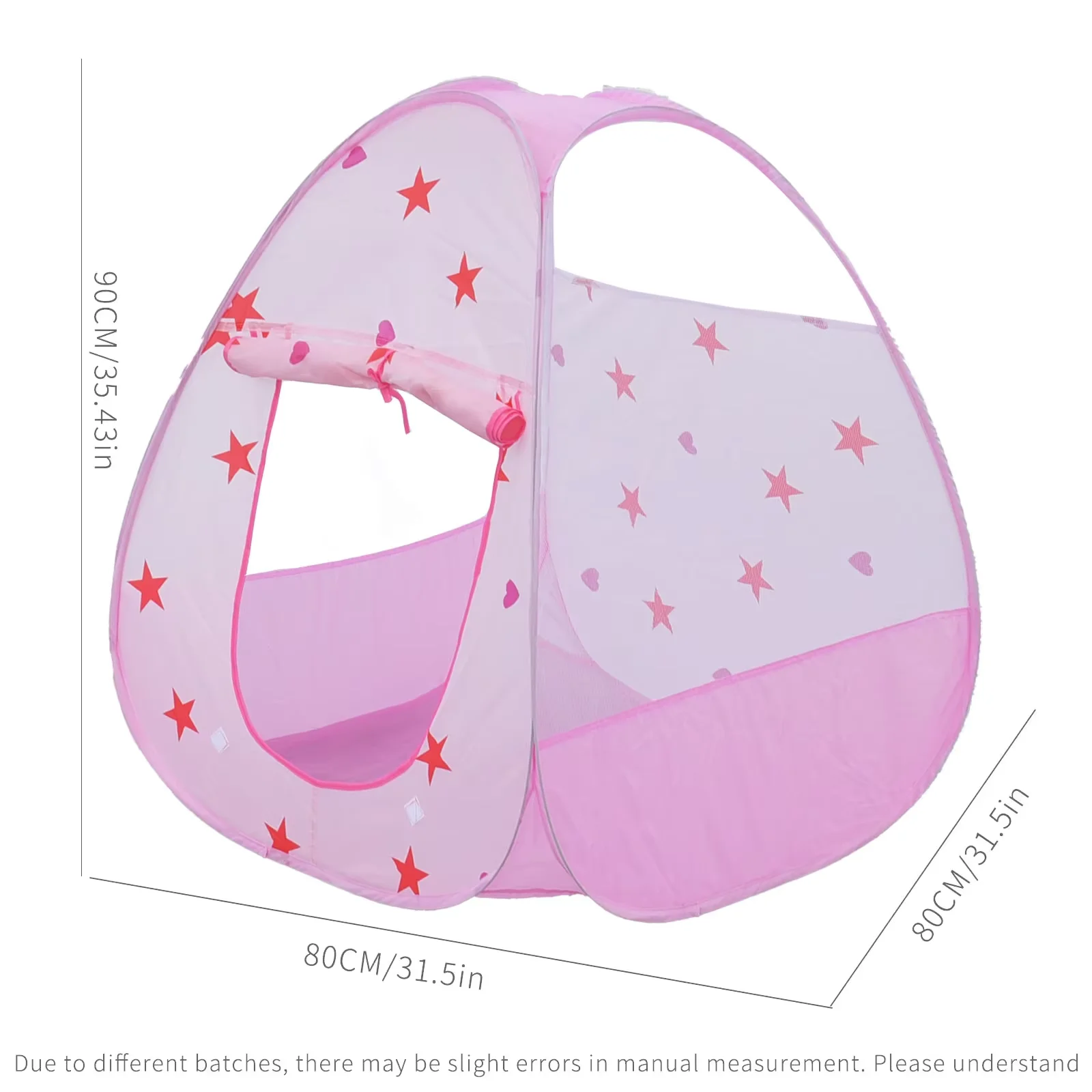 Crianças pequena estrela tenda casa de jogo interior dobrável masculino e feminino princesa brinquedo sala oceano bola piscina presente aniversário