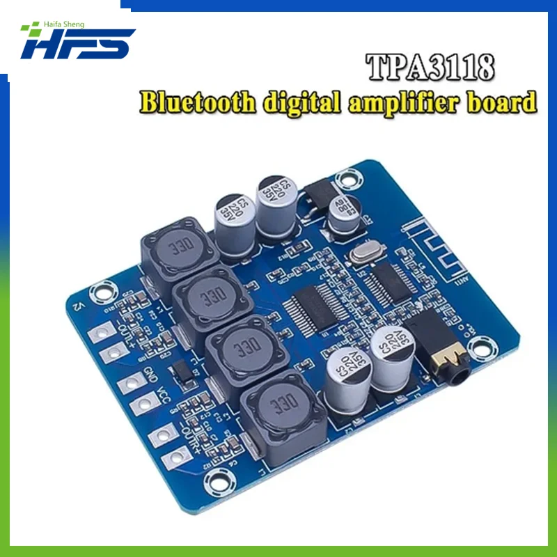 

TPA3118 2x30W DC 8-26V Stereo audio Bluetooth Digital power Amplifier Board For diy Toys Model amplificador amplifiers