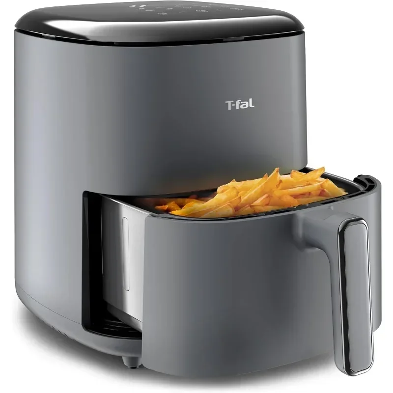 T-fal, Air Fryer,Easy Fry 5L Capacity Air Fryer 10 Auto Cooking Programs 5.3 Quarts, Digital Touchscreen, Dishwahser Safe Basket