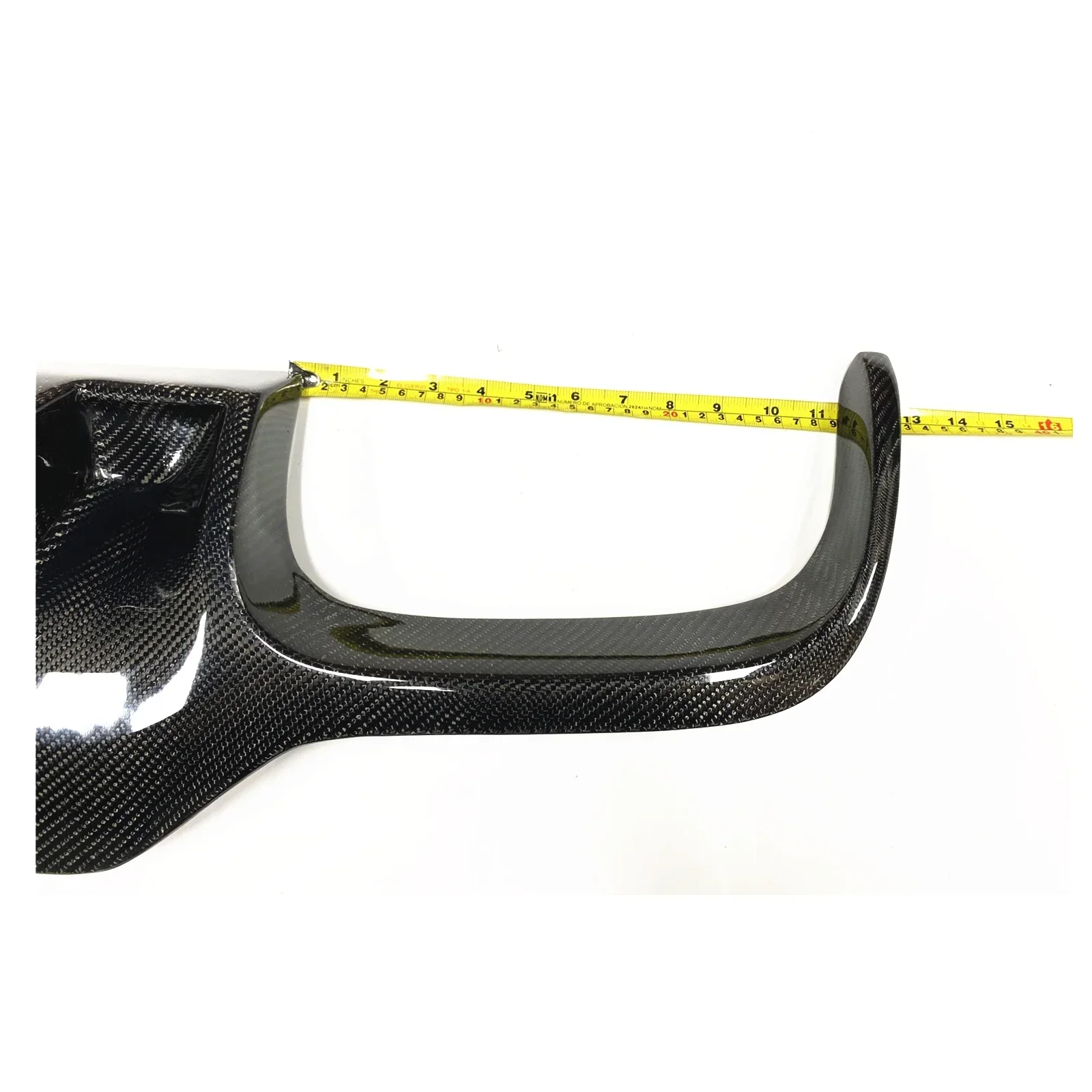 New！ Carbon Fiber Rear Bumper Diffuser Lip Bracket For Mercedes-Benz R230 SL63 SL65 AMG 2009 2010 2011 2012 2013 2012 4 Tips Sty