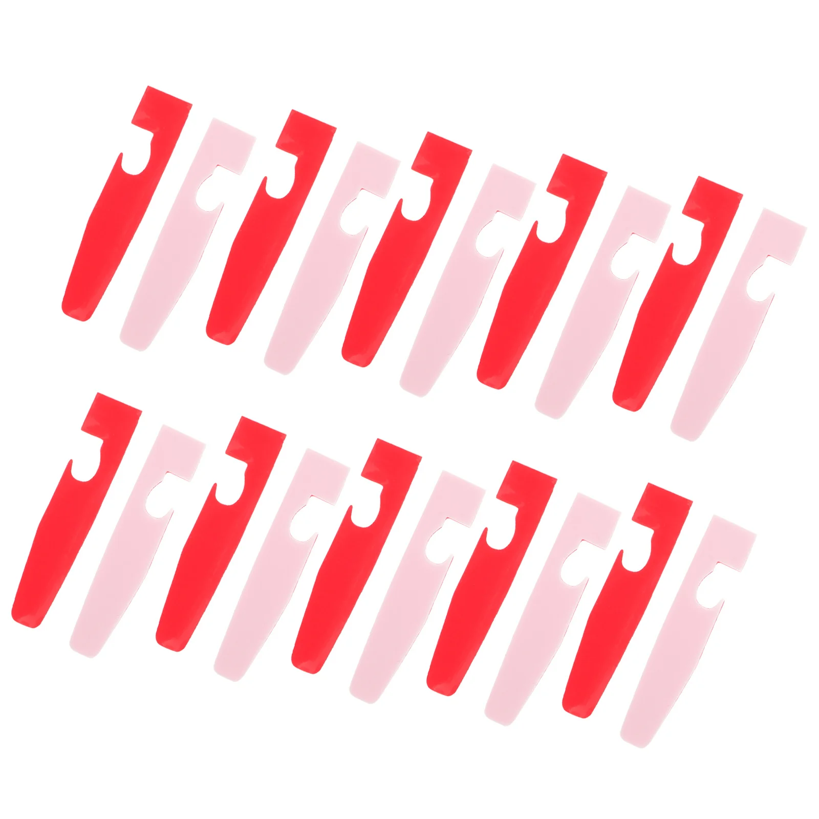 40 قطعة الاوفرلوك قطعة قدم الضغط في ماكينة الخياطة البلاستيك عصا على أسفل ملصق ل ماكينة خياطة ذاتية اللصق سيرجر استبدال الوسادة مستقرة #3