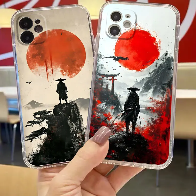 Creative Warrior Art Case for iPhone XR 17 Air 13 12 11 Pro Max 16e XS 7 8 SE 15 14 16 Plus Soft Cover