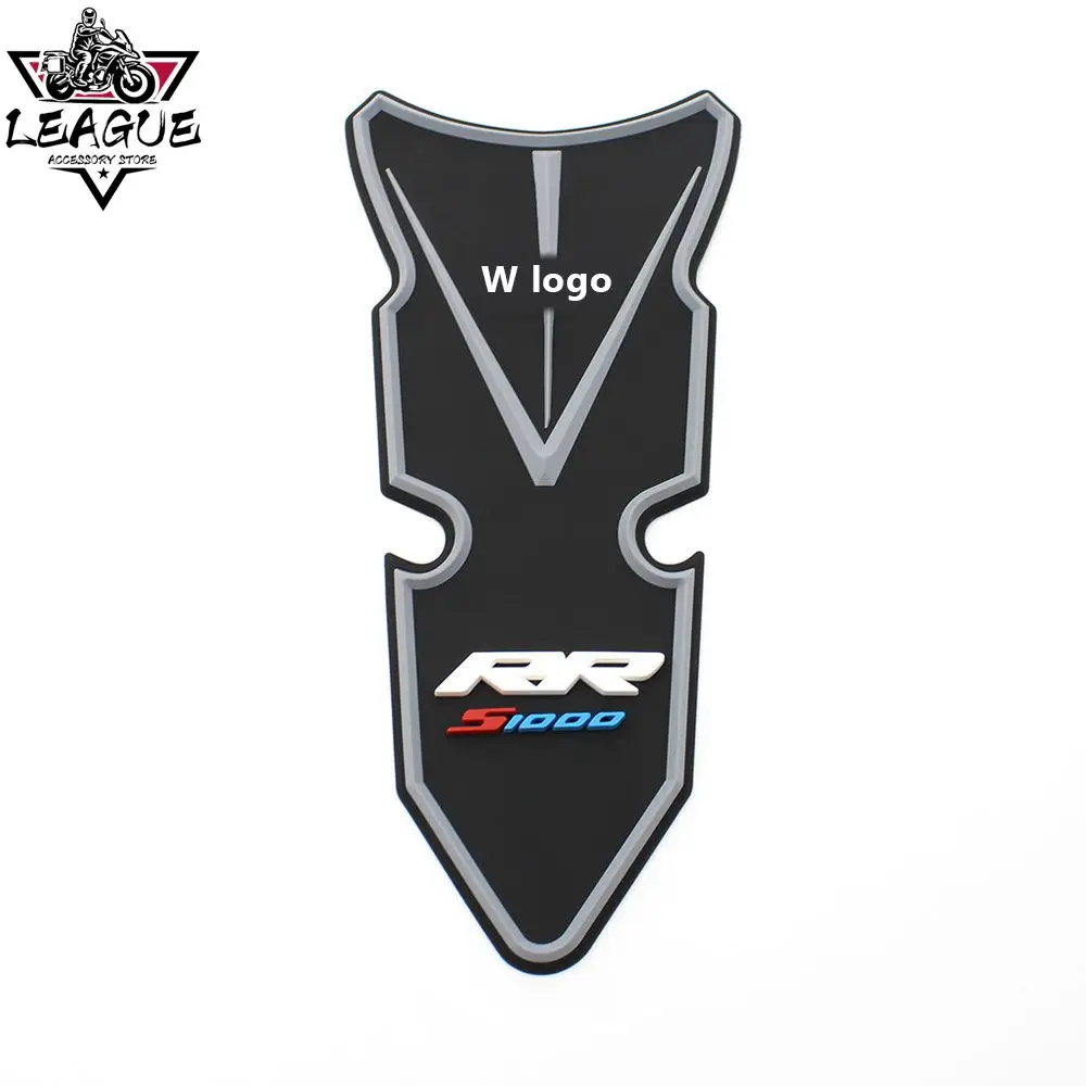 S1000RR 2024 For BMW S1000RR 2019-2024 Motorcycle New Rubber 3D Fuel Tank Sticker Pad Anti Slip Traction Logo Decal