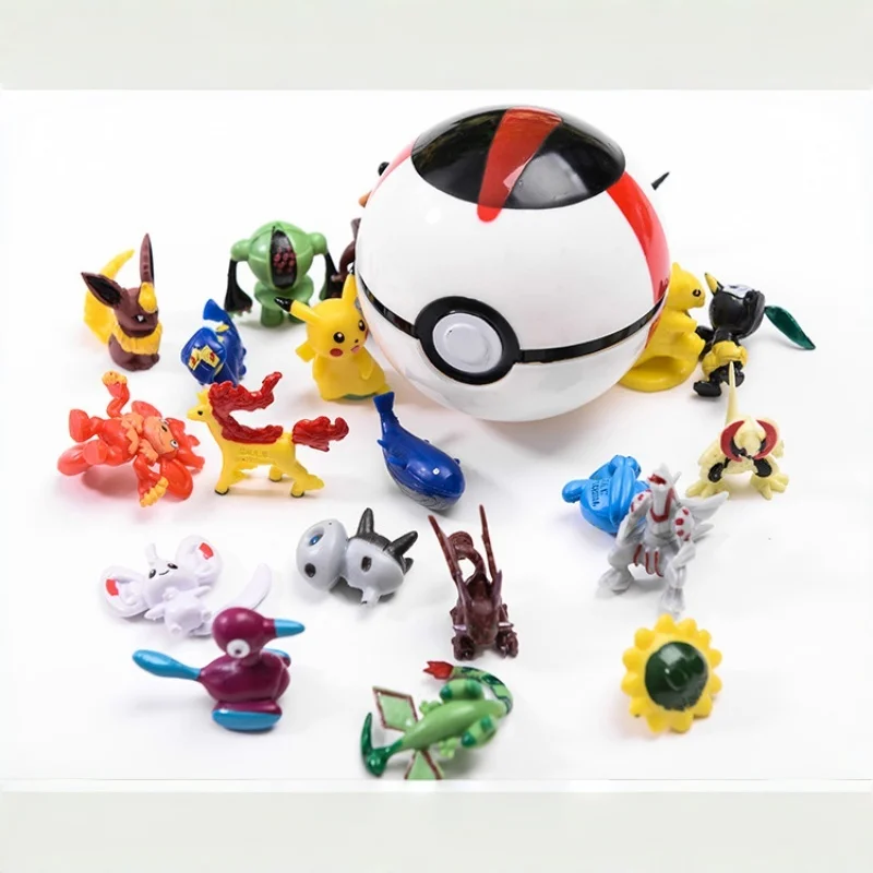 Pokémon Master Ball Spielzeug mit Mini-Figur Pokémon Spielzeug Geburtstagsgeschenk Weihnachtsgeschenk Inklusive Spielset für Kinder – Detail 5