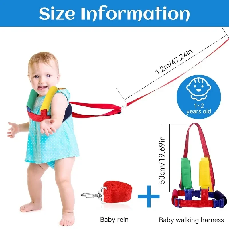 Baby Reins Lightweight Baby Walking Harness Anti-Lost Kids Reins Comfortable Safety Children Reins for Toddlers Boys Girls