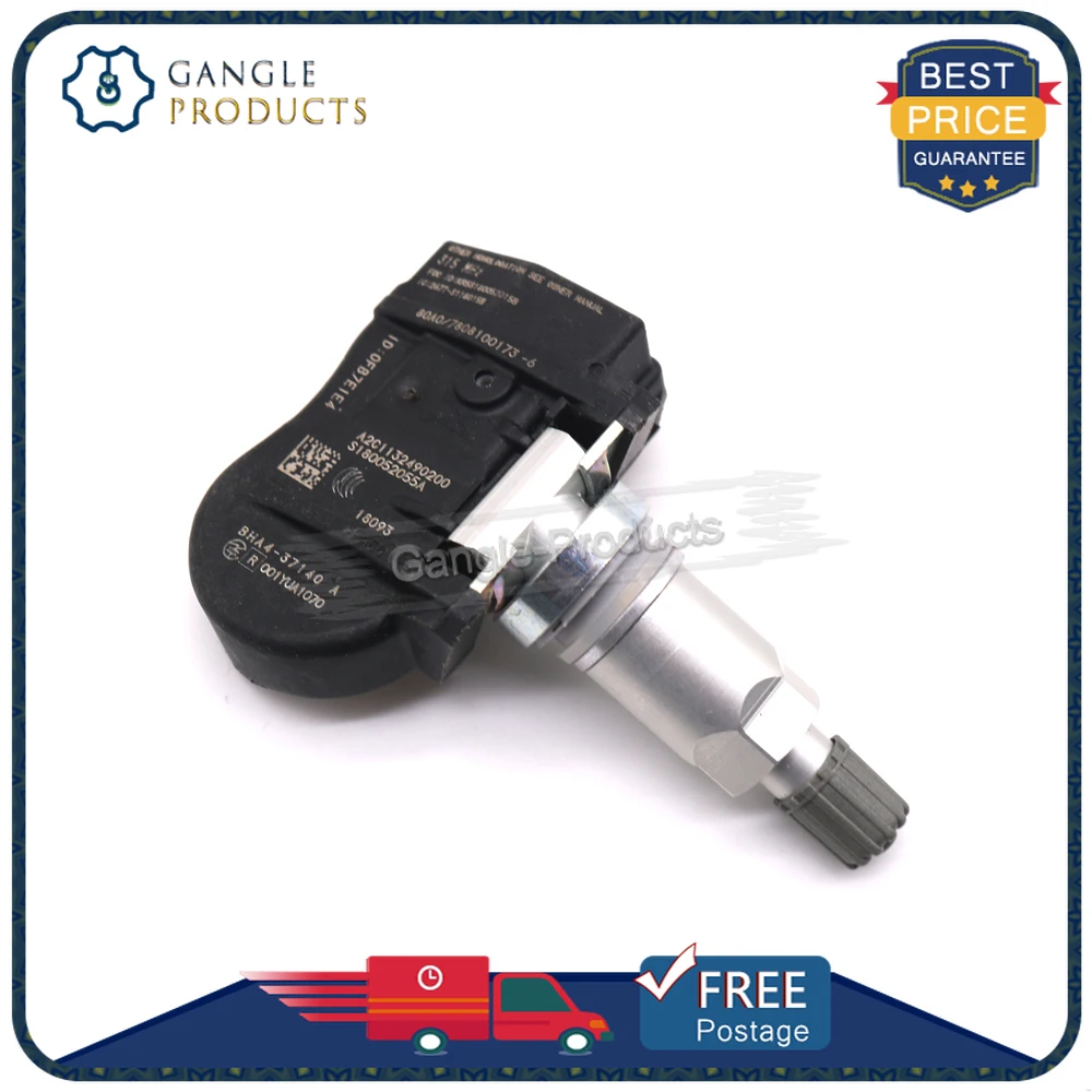 Sensor de Monitoramento da Pressão dos Pneus, Sensor TPMS para Mazda 2, 3, 5, CX-3, CX-5, CX-7, CX-9, RX-8, BHA4-37-140A, 315MHz, BHA437140A, 1 Pc, 4Pcs