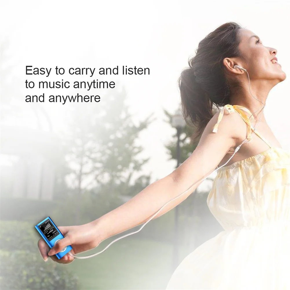 1.8-inch Mp3 Player Music Playing With Fm Radio Video Ebook Player Rechargeable Battery