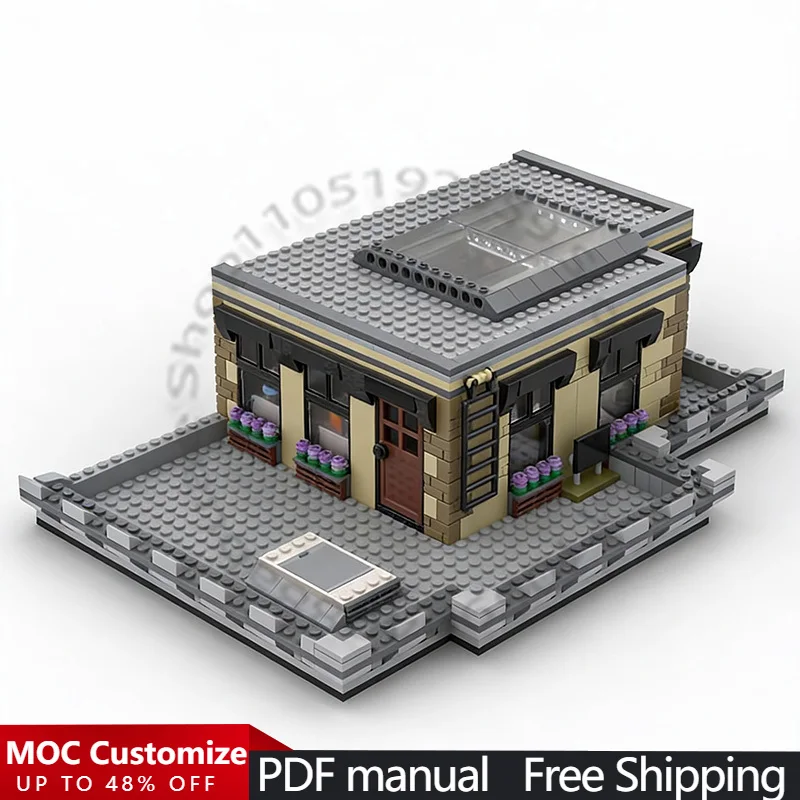 

Набор для сборки 846 деталей: Модульный конструктор MOC, популярная модель, креативный дизайн, DIY, игрушка-конструктор для мальчиков, подарок