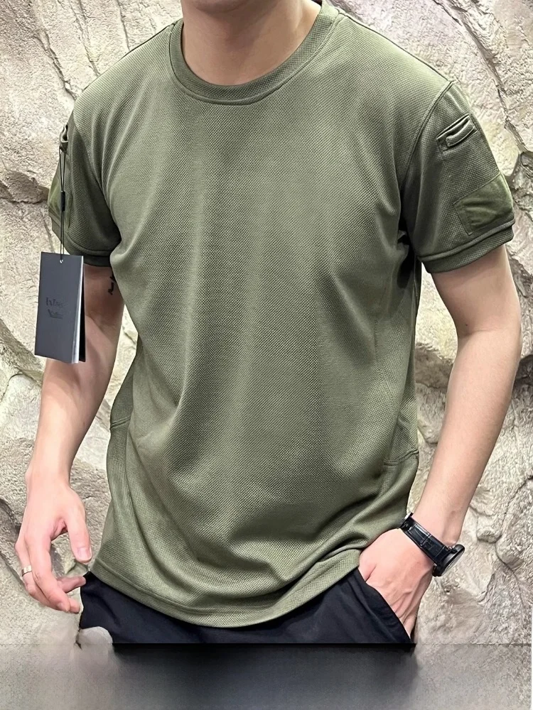 

Tactical Series Adventure Training Clothes Men's Sports Qui Dry Moisture ng round Ne ort Sve Hard Man Sle