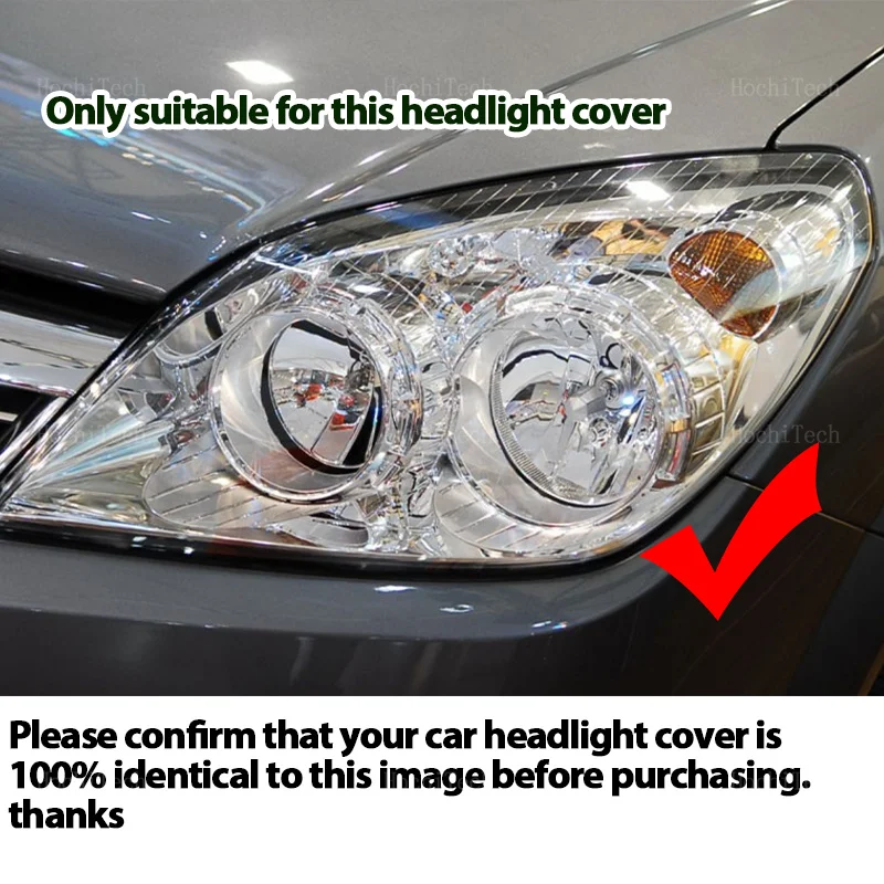 Headlight Lampshade Transparent Headlight Lens Headlamp Housing Cover Lens Light Protection For OPEL ASTRA H 2004-2010