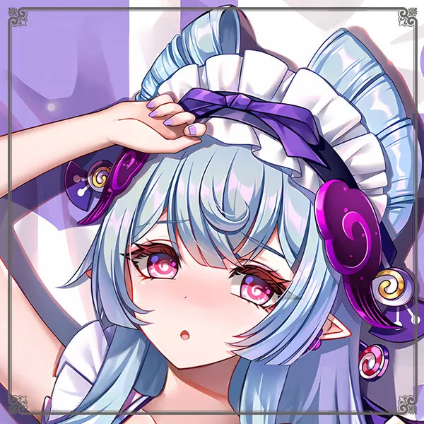 Genshin Impact Yumuki Mizuki อะนิเมะเกม Dakimakura Hing Body ปลอกหมอนเบาะ Otaku Bed Linings Xmas