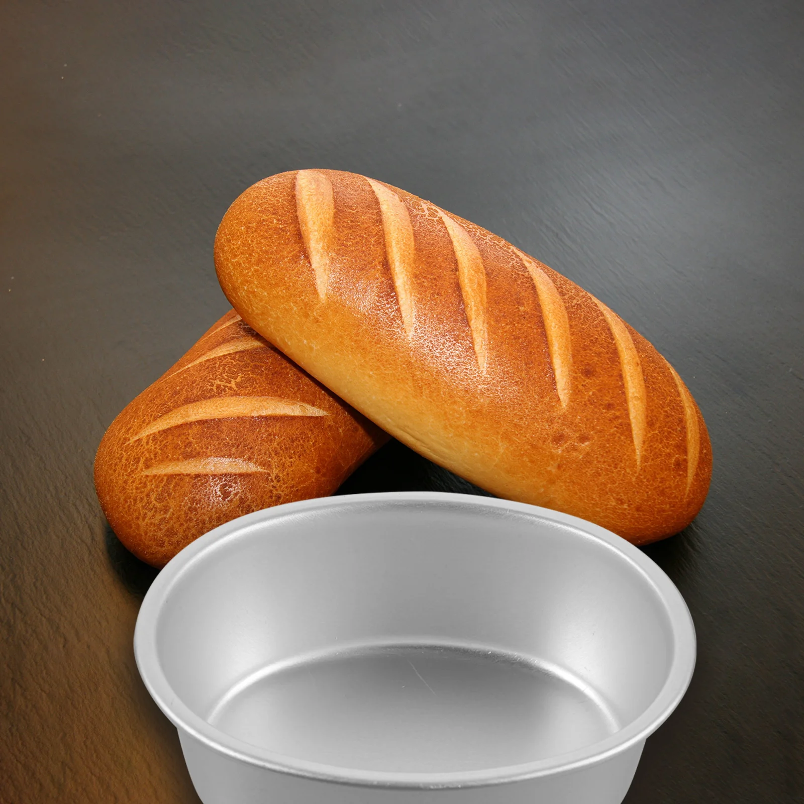 

4pcs Non-Stick Baking Mold Set Aluminum Alloy Cake Pans for Wedding Cake and Muffins