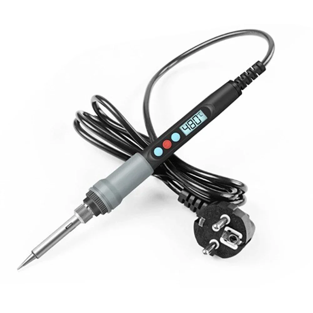 90 Watt Digital Display Soldering Iron 8PC Temperature Automatic Adjustment Reliable Soldering Performance