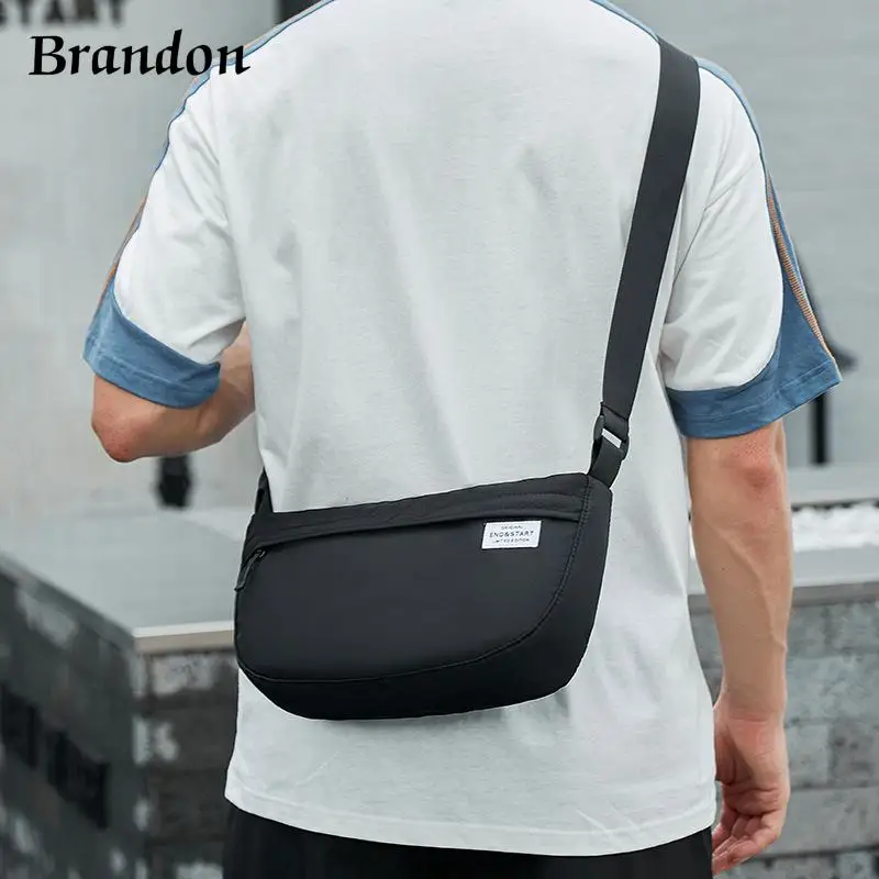 

Высококачественная Мужская модная спортивная универсальная сумка через плечо из ткани Оксфорд Водонепроницаемая Повседневная сумка через плечо велосипедная сумка почтальона