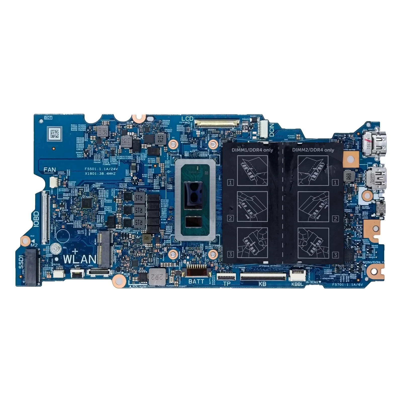 

0R86MX For Latitude 3430 3530 Motherboard 213275-1 i5-1245U