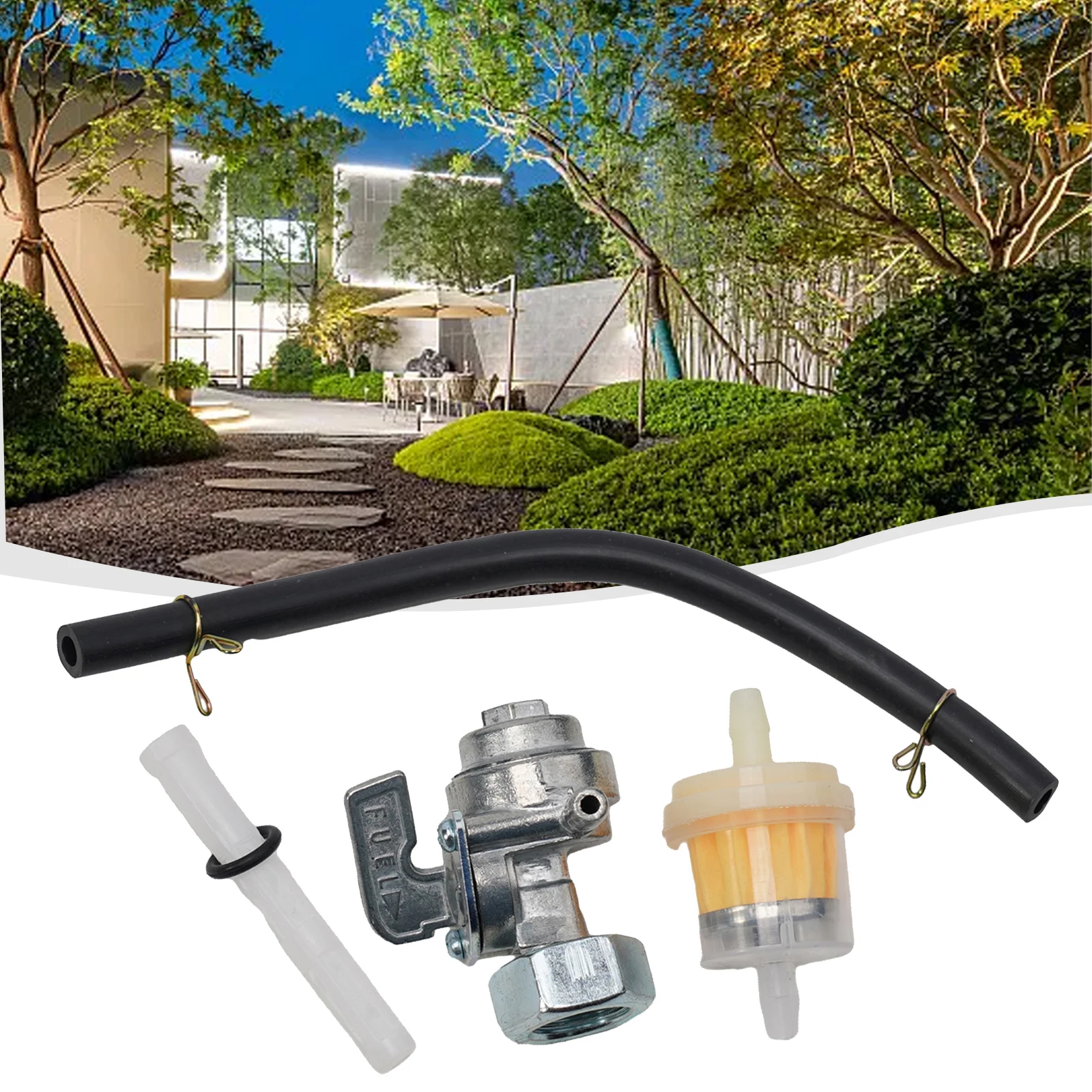 Generator Petcock Fuel Shut Off Valve Kit For Chinese Generator 5.5HP-16HP 168F 163CC 196CC/170F 208CC 211CC 173F/177F 182F 188F