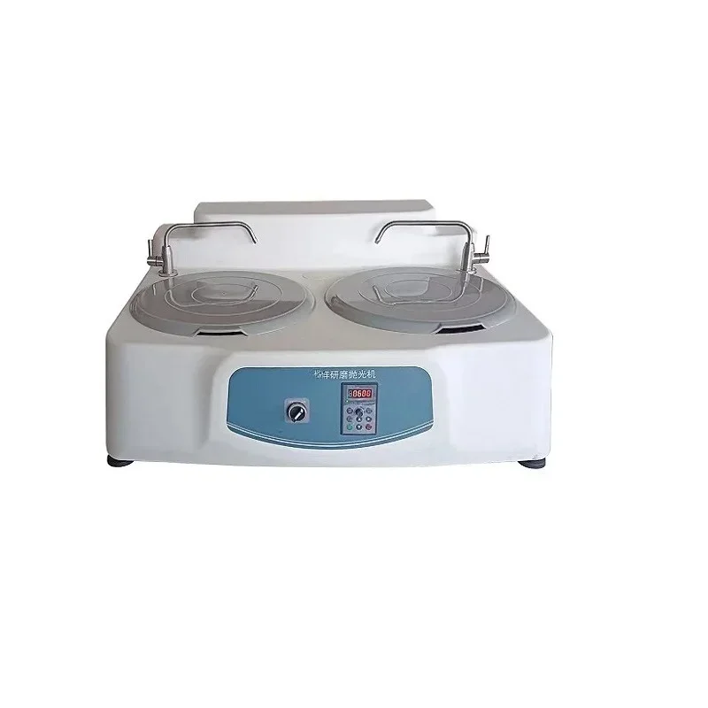 Double-disc Desktop Grinder Polisher Regulating Speed By A Frequency Changer MP-2 Metallographic Polishing and Grinding Machine