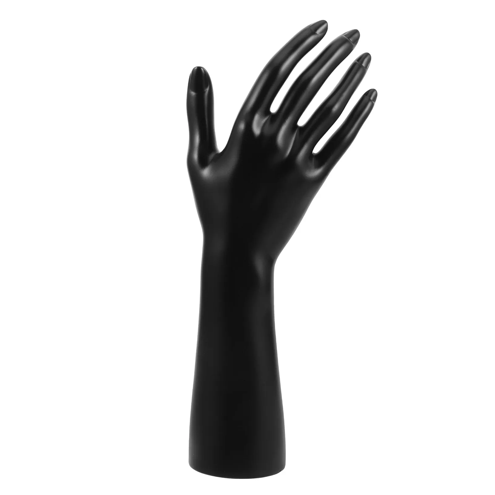 

Female Black Mannequin Hand Jewelry Display Holder Creative Slanted Ring Bracelet Watch Stand Jewelry Display Hand Rack