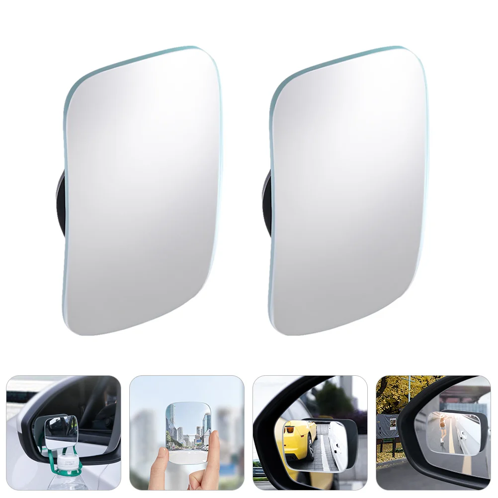 

1Pair Blind Spot Mirror High Clear Adjustable Round Reversing Car Mirror Auto Rearview Auxiliary Safety Driving Parking
