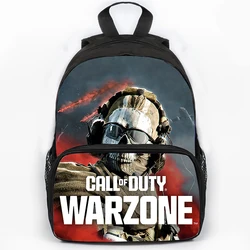 3D Game Call of Duty Warzone Backpack Boys Girls Waterproof Schoolbag Student Bookbags Laptop Bags Children Back To School Gift