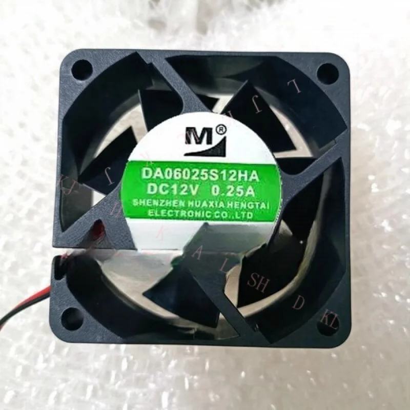 

N FOR DA06025S12HA DC12V 0.25A 60*60*25MM 2-Wire Cooling Fan