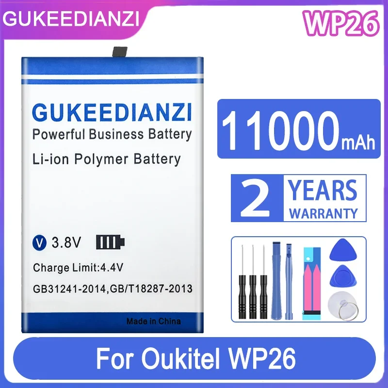 

Сменный аккумулятор GUKEEDIANZI S115 11000 мАч для Oukitel WP26