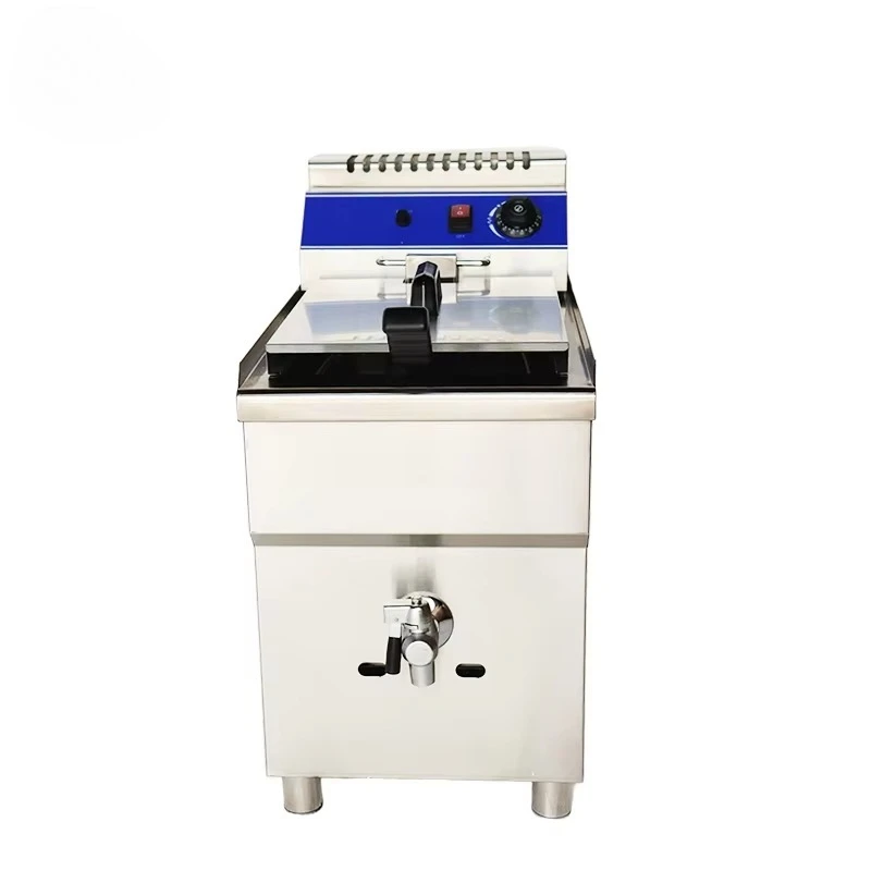 

& QZL-779 New Style Gas One Cylinder 18L Deep Fryer For Restaurants & Food Shops With