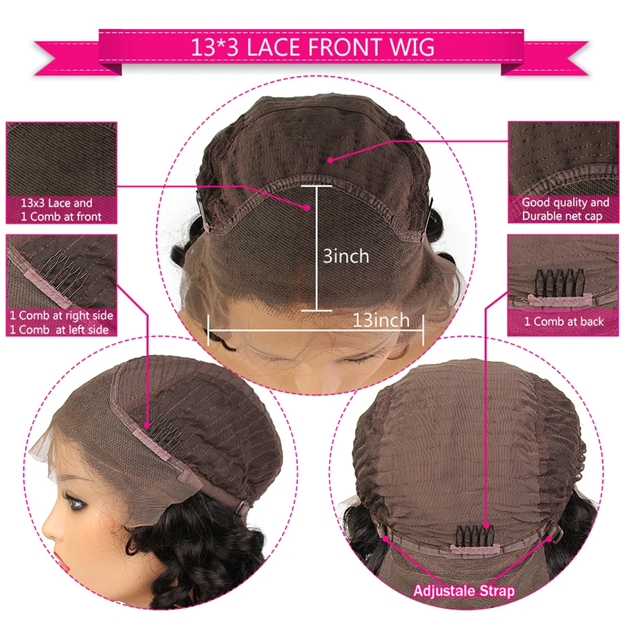 Yomagic Blauwe Kleur Synthetisch Haar Lace Front Pruiken Met Natuurlijke Haarlijn Body Wave Warmte Resisitant Fiber Lijmloze Kant Pruik