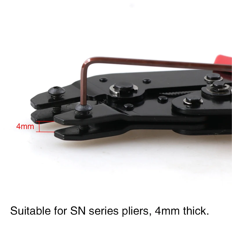 Crimping Tool Pliers Crimp Jaw Set,4mm slot jaws,SN JAWS,SN-58B/02C/2546B/2549/06/06WF/03H/68B/58BS,used for crimping terminals