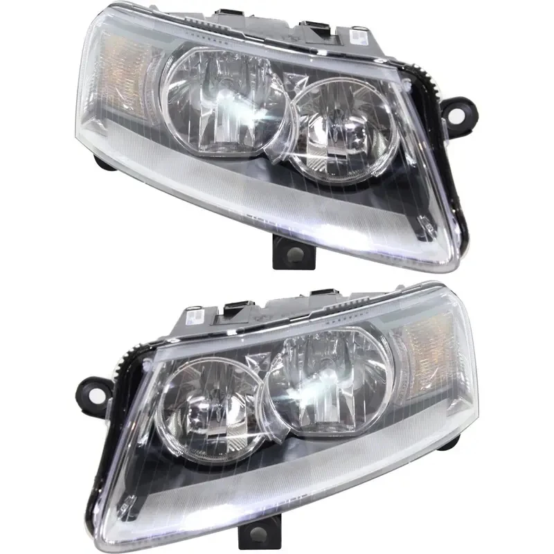 

(Sea Freight) Wholesale Price!Headlamps HID Halogen LED Headlights Assembly Replacement Projector Clear Chrome for Audi A3 A4 A5