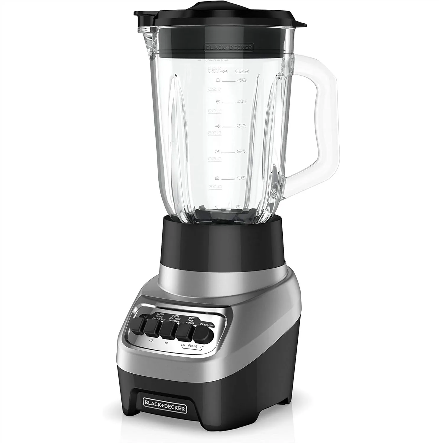 

Multi-Function Blender with 6-Cup Glass Jar, 4 Speeds, 700W Motor for Smoothies and Ice Crushing
