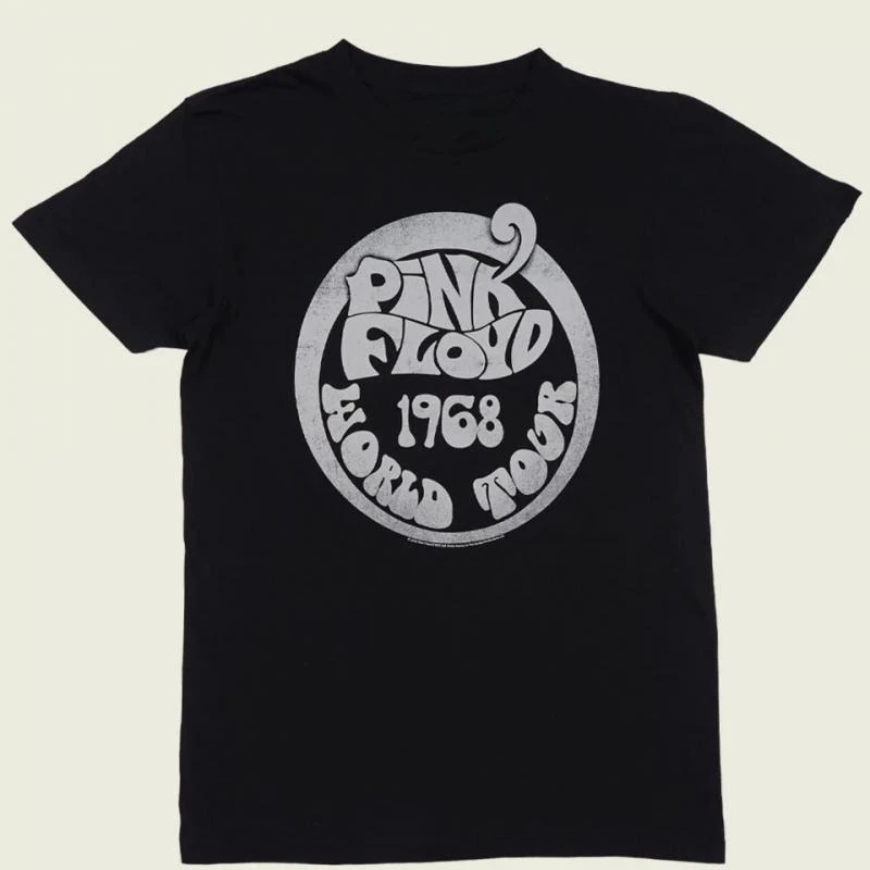 

Pink Floyd Rock Black and Pink American Casual and Simple Harajuku Men's Loose Short-sleeved T-shirt