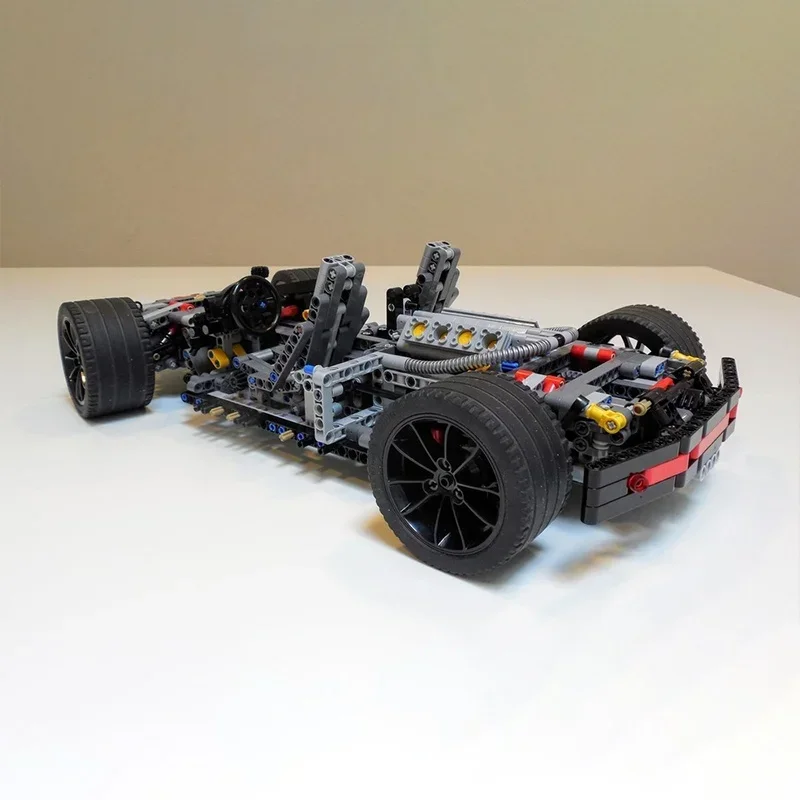 1659pcs MOC Flat AWD Chassis Technical Model Building Blocks Assembly DIY Creative Idea Display Collectible Brick Festival Gift