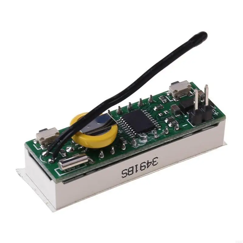 H58C Digital Car Led Electronic Clock for Time Temperature 3 in 1 Meter 12V 5