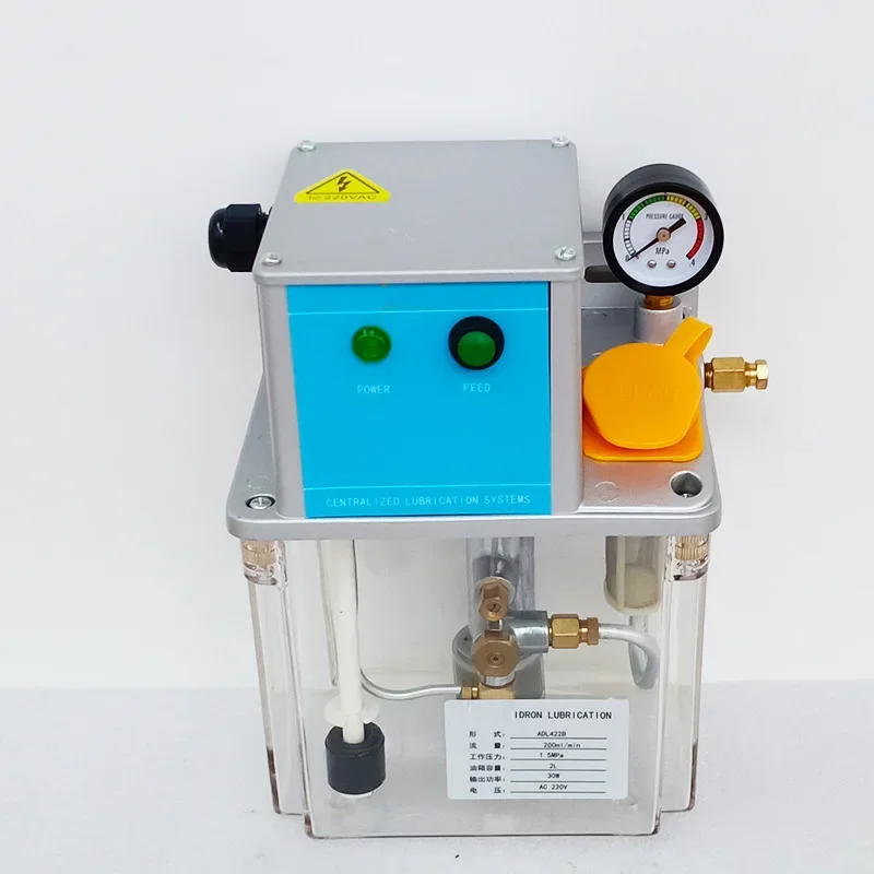 2L/3L/4L Electric Thin-Oil Lubrication Pumps, Fixed-Displacement Oil Lubrication Systems, PLC-Controlled Lubrication Pumps