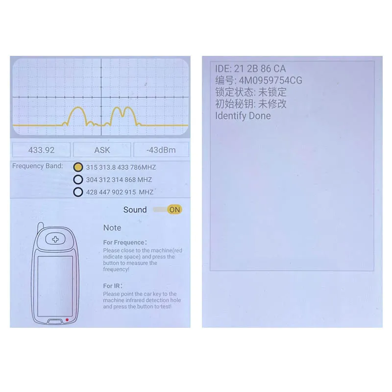 CN008143 Original MLB-Tool Remote Control Key 3+1 buttons 433Mhz 5M chip FCC 4M0 959 754 CG Keyless GO For A-udi Q5 Q7