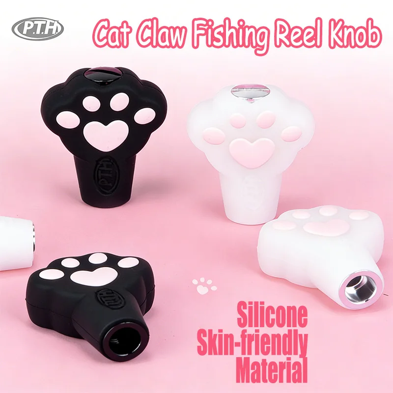 Perilla de carrete PTH 2025 – Silicona garra de gato para Shimano Daiwa