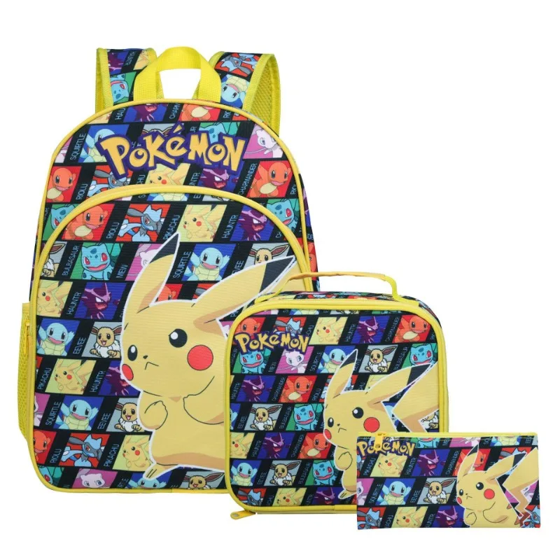 Pokemon Pet Elf Pikachu Schoolbag Children\'s Large-capacity Boys Girls Shoulder Bag Light Durable Backpack Convenient Travel New