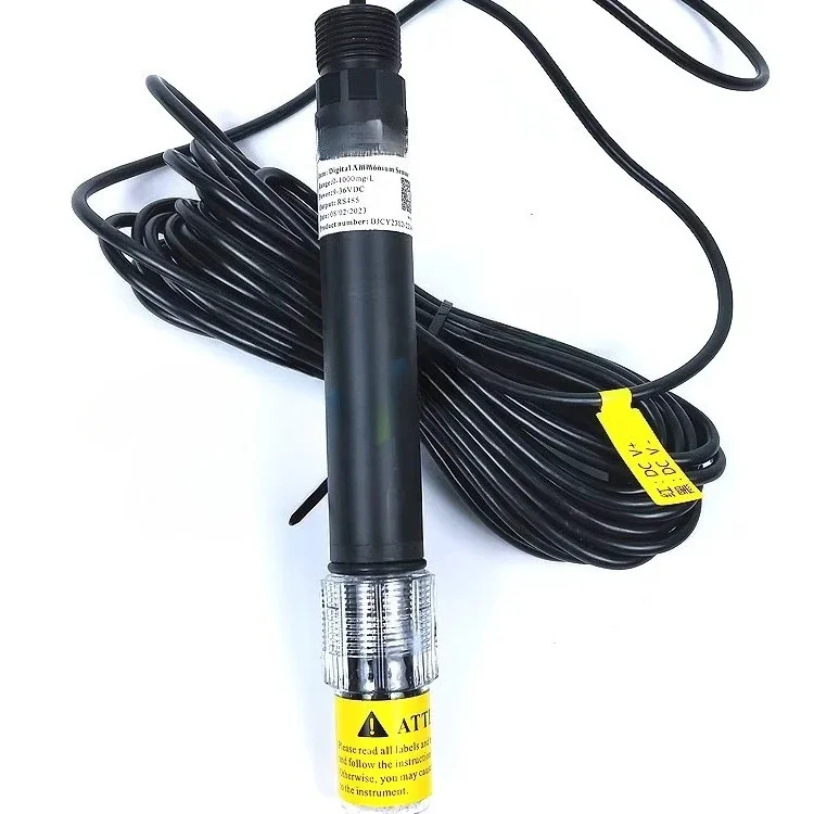 Digital Ammonium Nitrogen Ion Sensor RS485 Ion Selective Electrode Meter for Industrial Water NH4-N Probe