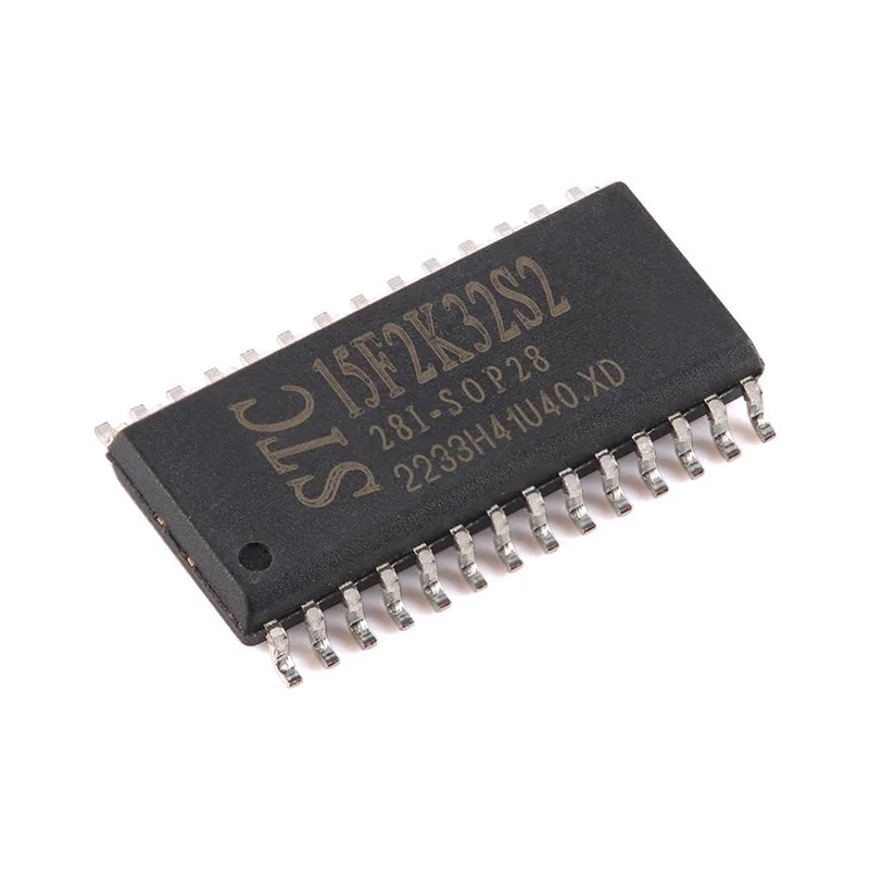 1 pcs Original Authentic Integrated Circuit IC STC15F2K32S2-28I-SOP28 SOP28 28Pin 1T Enhanced 8051 MCU Chip for electronic DIY e