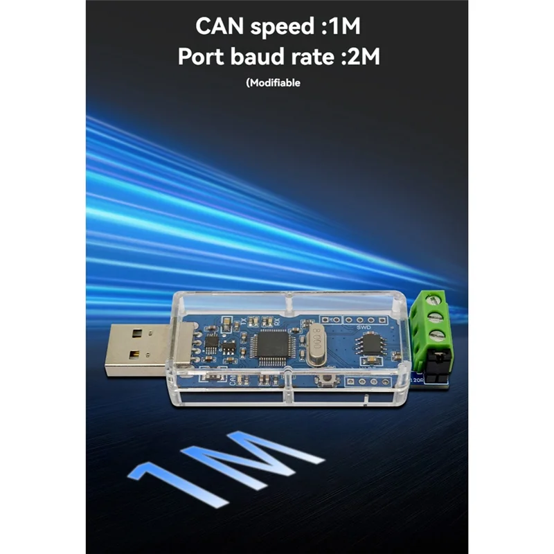 Moduł komunikacji CAN USB do CAN Adapter Analizator Wbudowany Transceiver TJA1051T-USB do CAN Interfejs Canbus