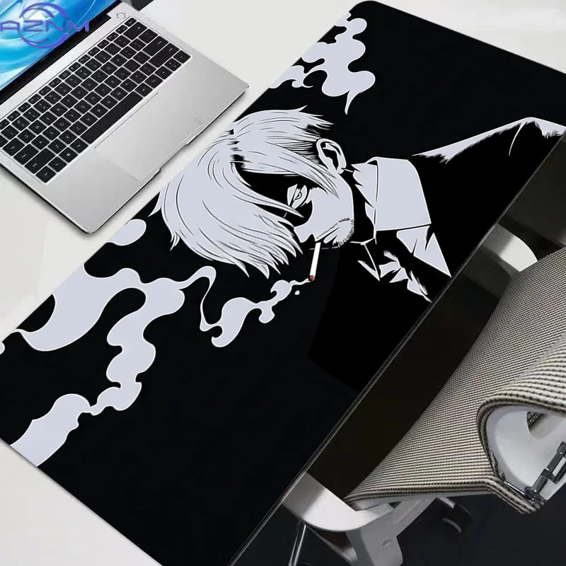 Mouse Pad One Piece Sanji Prince Anime Gamer Desk Mat PC Computer Sexy Anime Mousepad Keyboard Gaming Accessories Mausepad