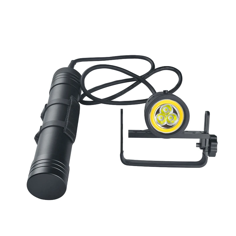 Linterna Led COB IP68, linterna LED para buceo, linterna de bote recargable subacuática, batería recargable de emergencia DC 12V