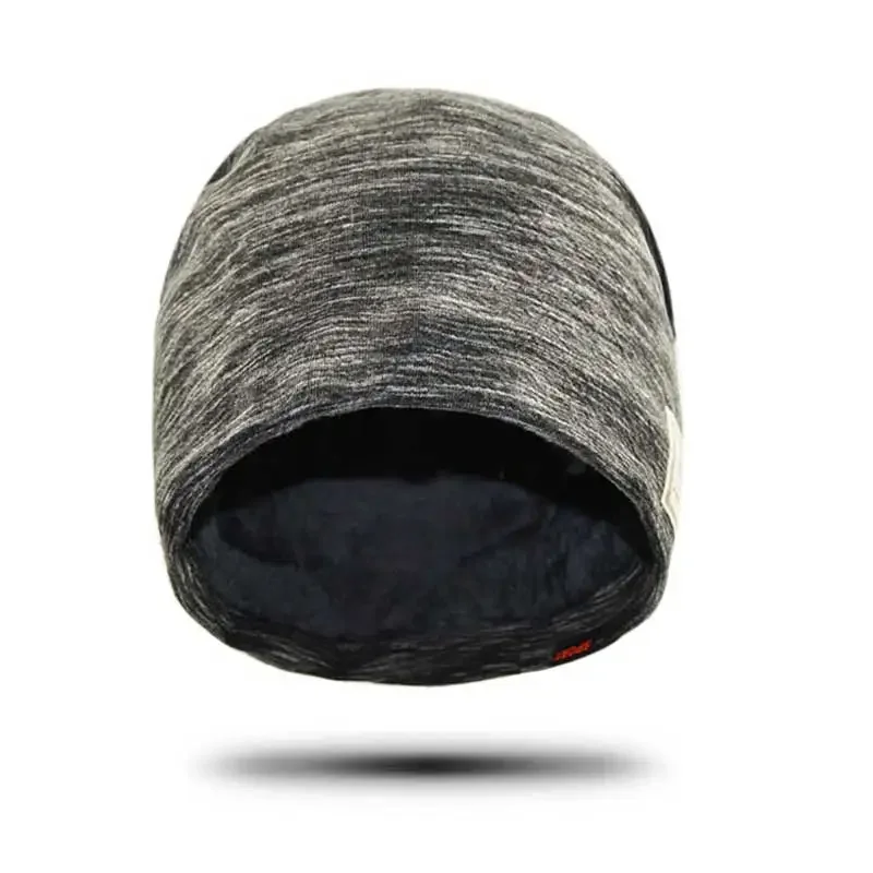 Rock Wool Hip Hop Beanie Winter Cap Men Fleece Hat Slouchy Male Baggy Caps Warm Skullies Knitted Wool Beanies Letter Rock Hats