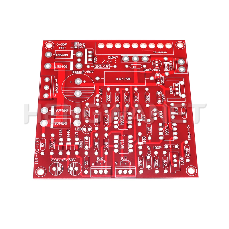 0-30V 2mA-3A DC Regulated Power Supply Kit 0-100V Voltmeter Continuously Adjustable Current Limiting Protection